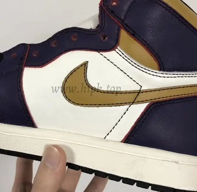 PK Lakers Air Purple-Gold Ready 1 Retro SB God Jordan Nike ship High Chicago CD6578 2019 OG to 0515